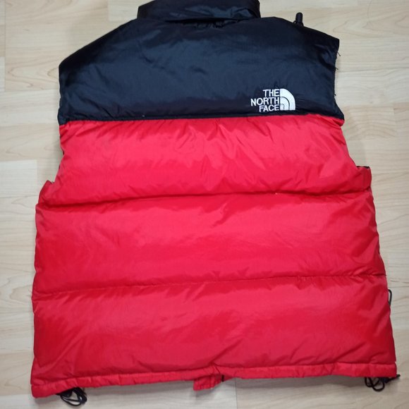 The North Face 1996 NUPSTE VEST 700 Goose Down RED - Picture 4 of 8